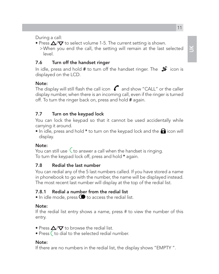 AEG Voxtel D505 User Manual | Page 11 / 150