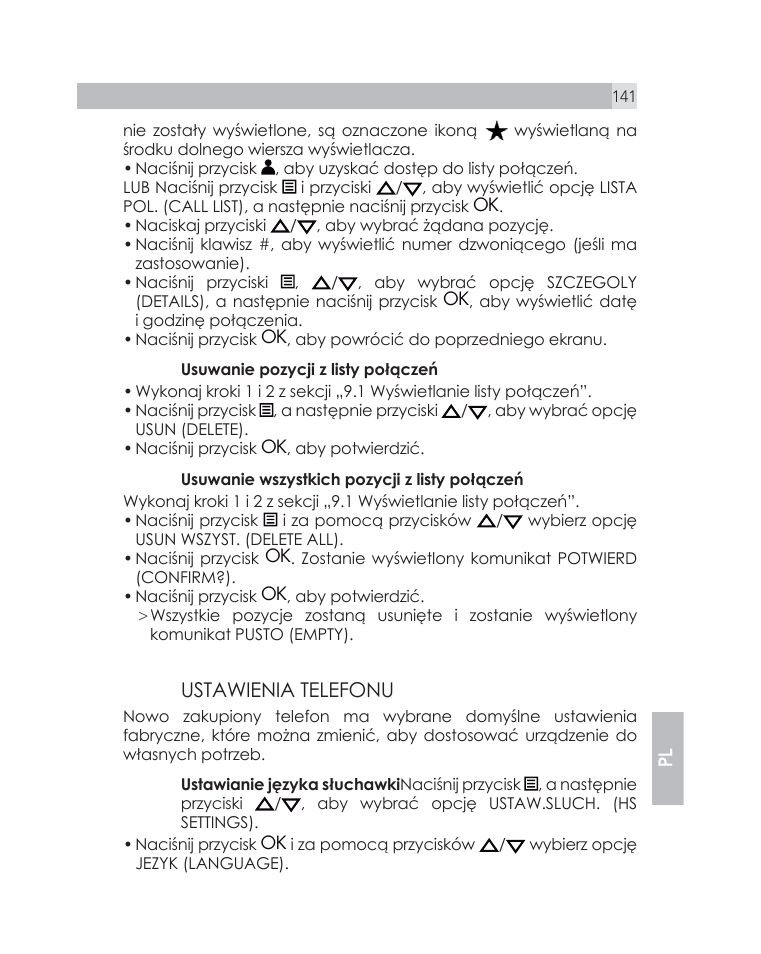 AEG Voxtel D505 User Manual | Page 141 / 150