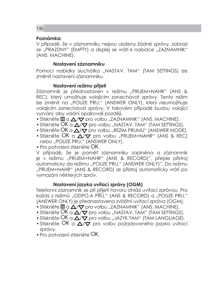 AEG Voxtel D505 User Manual | Page 146 / 150