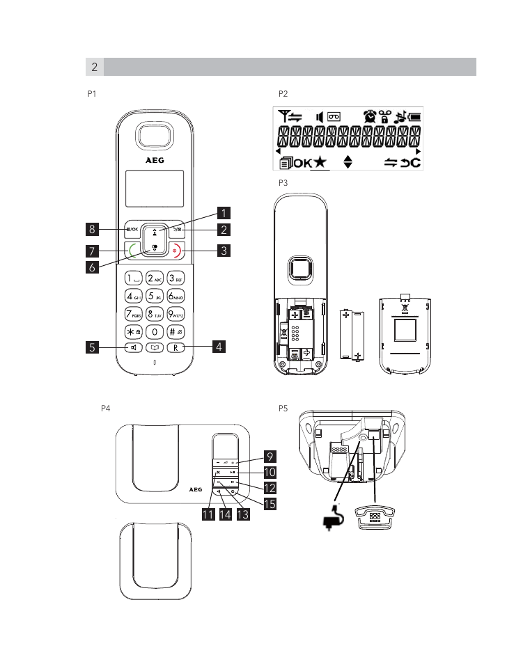 AEG Voxtel D505 User Manual | Page 2 / 150