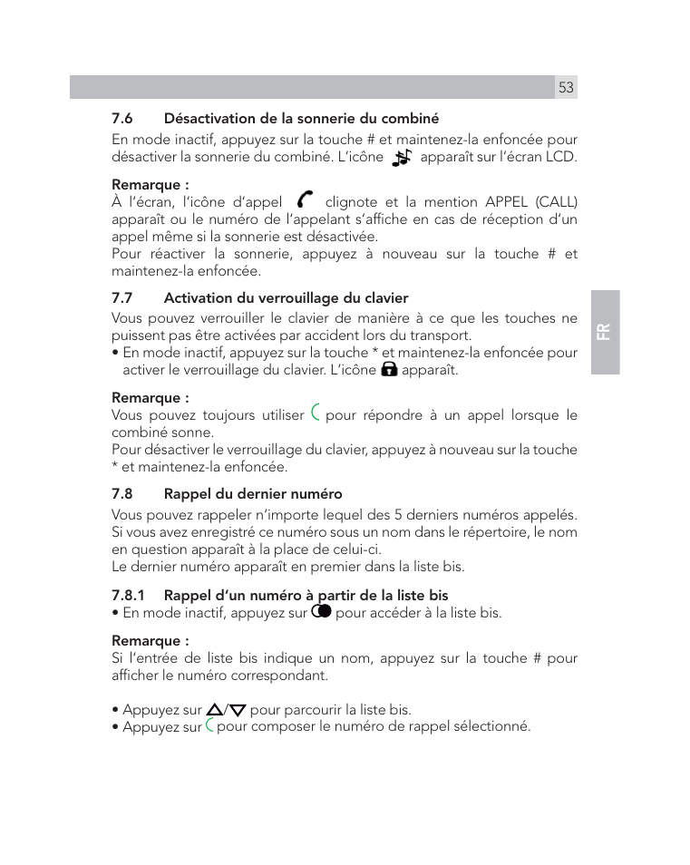 AEG Voxtel D505 User Manual | Page 53 / 150