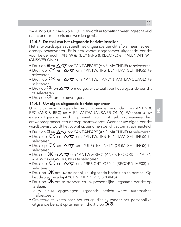AEG Voxtel D505 User Manual | Page 83 / 150