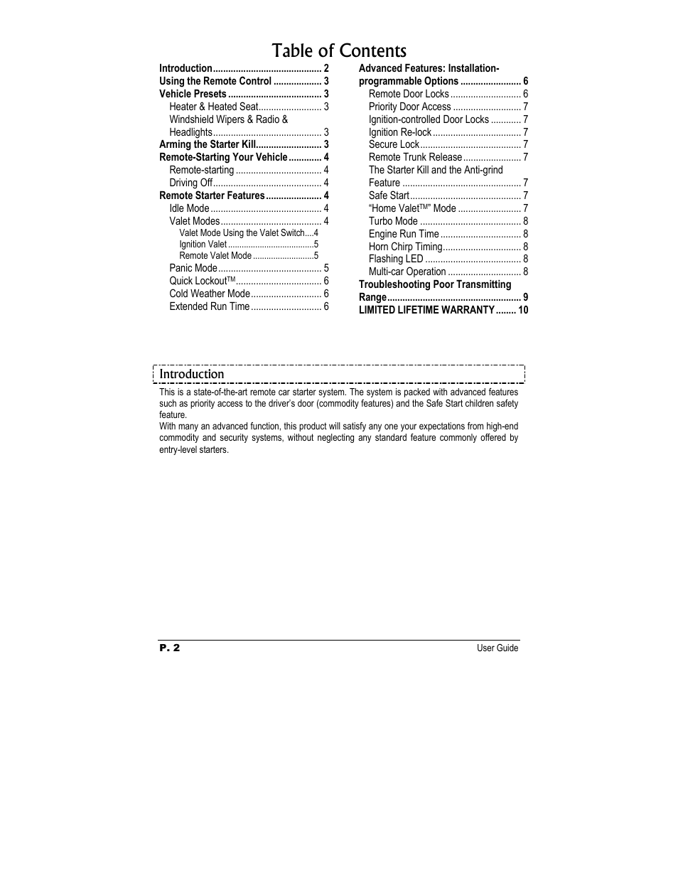 Autostart AS-1725iSH User Manual | Page 2 / 10