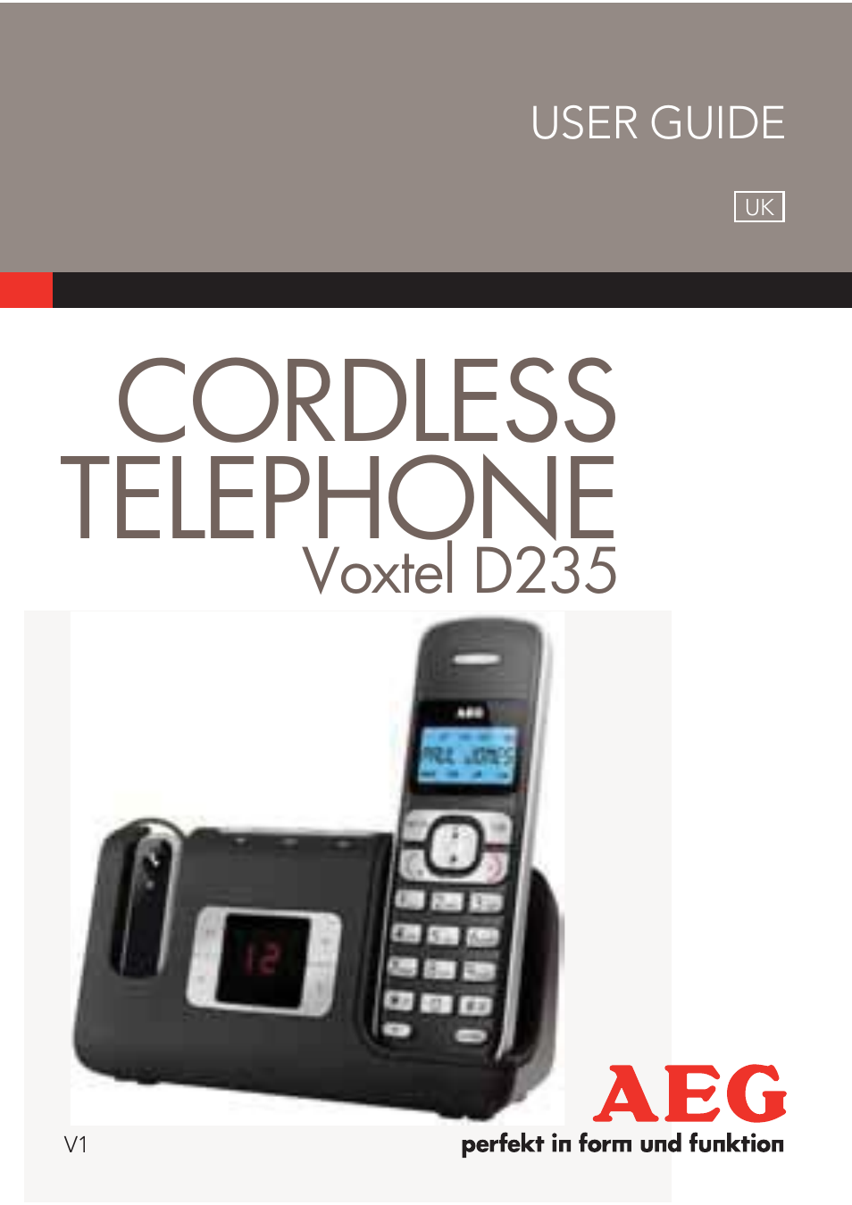 AEG Voxtel D235 User Manual | 42 pages