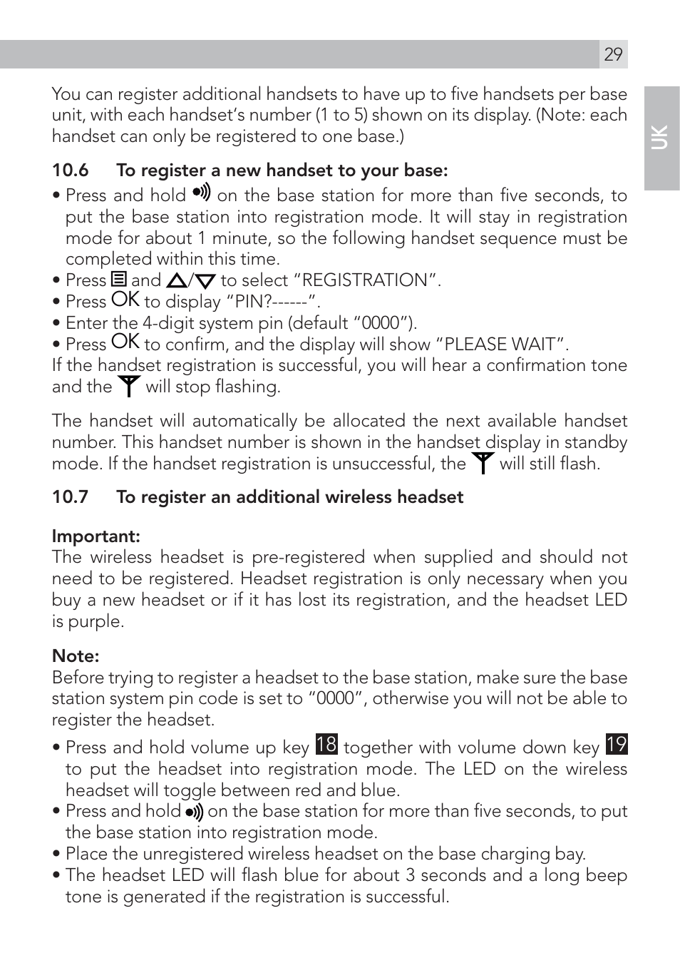 AEG Voxtel D235 User Manual | Page 29 / 42
