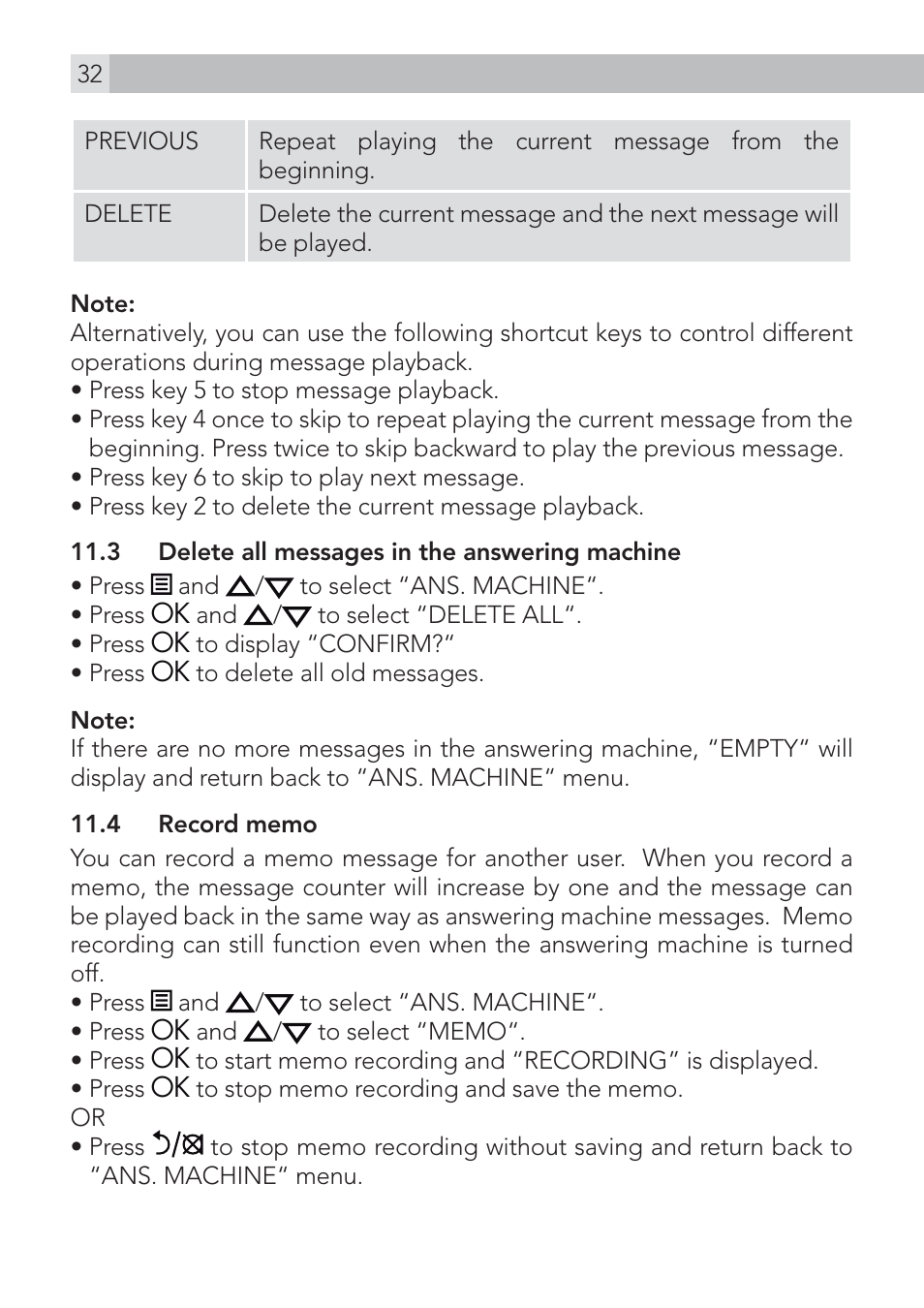 AEG Voxtel D235 User Manual | Page 32 / 42