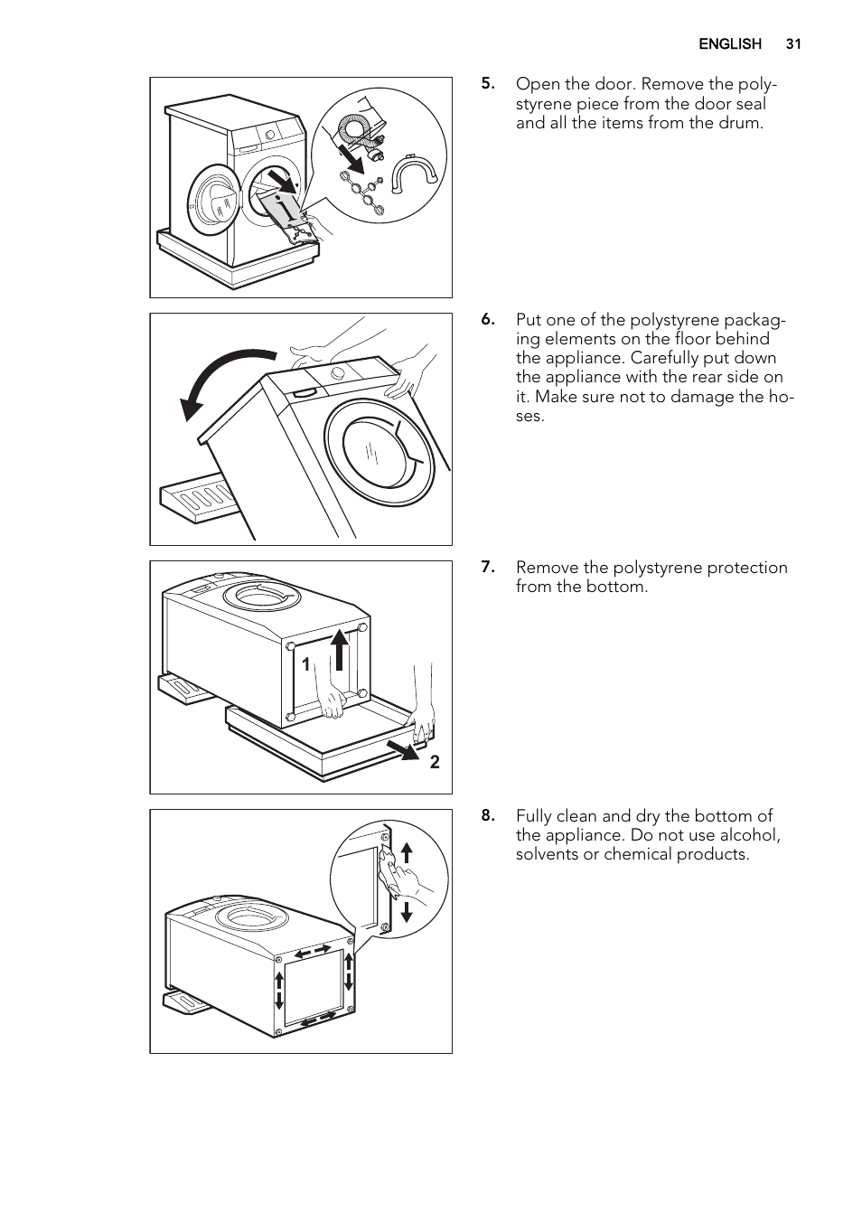 AEG L61271WDBI User Manual | Page 31 / 40