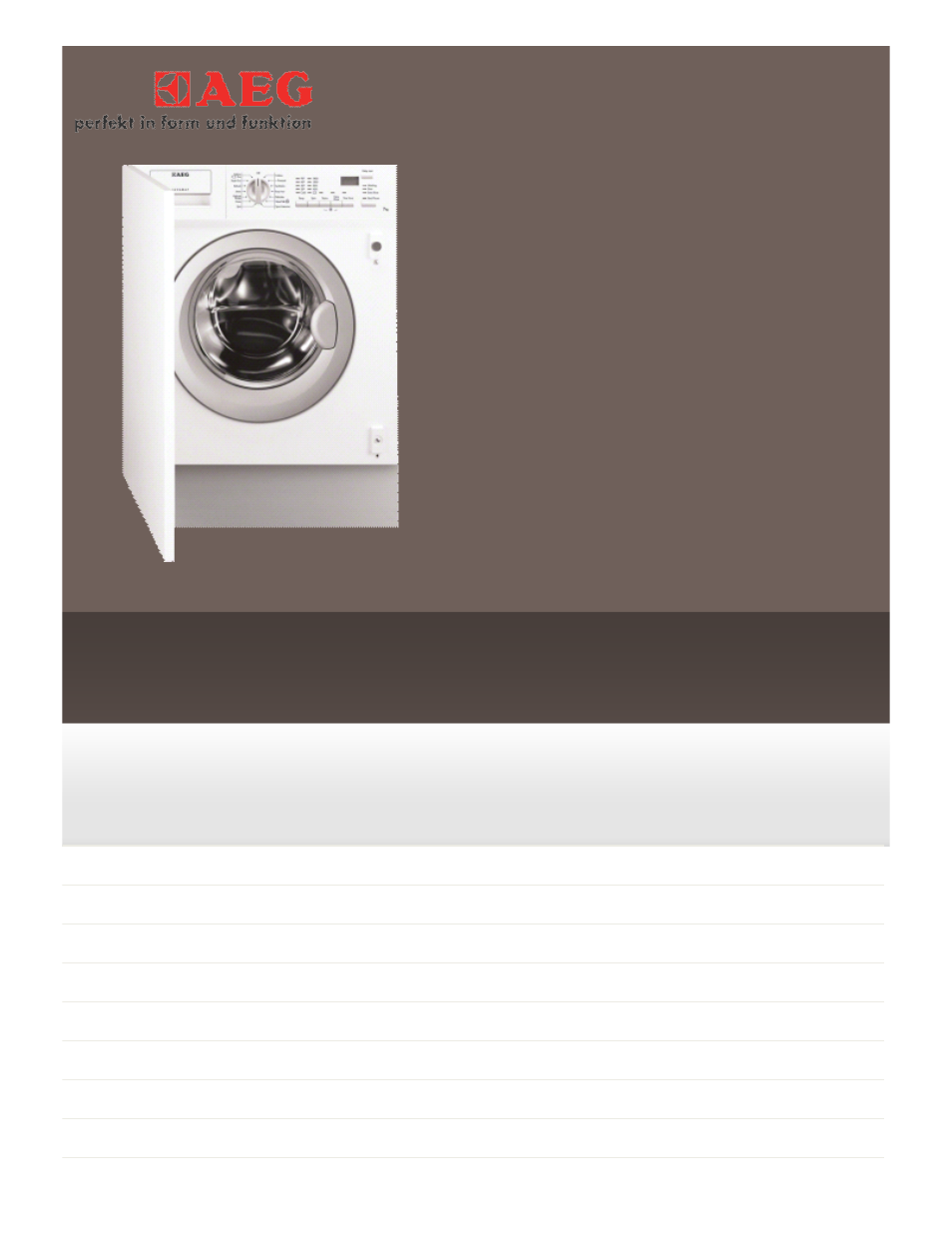 AEG L75270FL User Manual | 2 pages