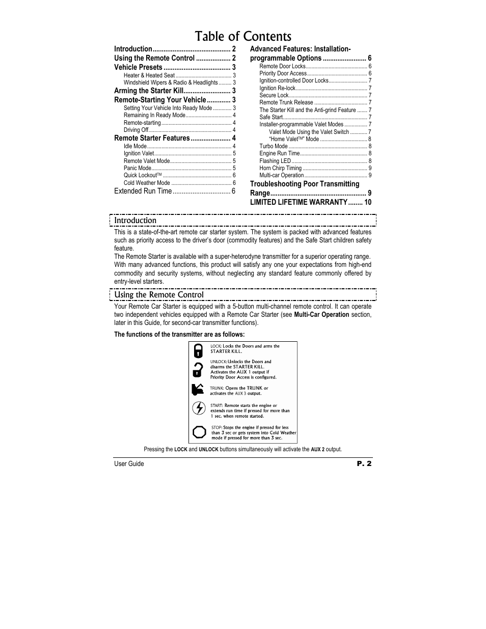 Autostart AS-1785i SH User Manual | Page 2 / 10