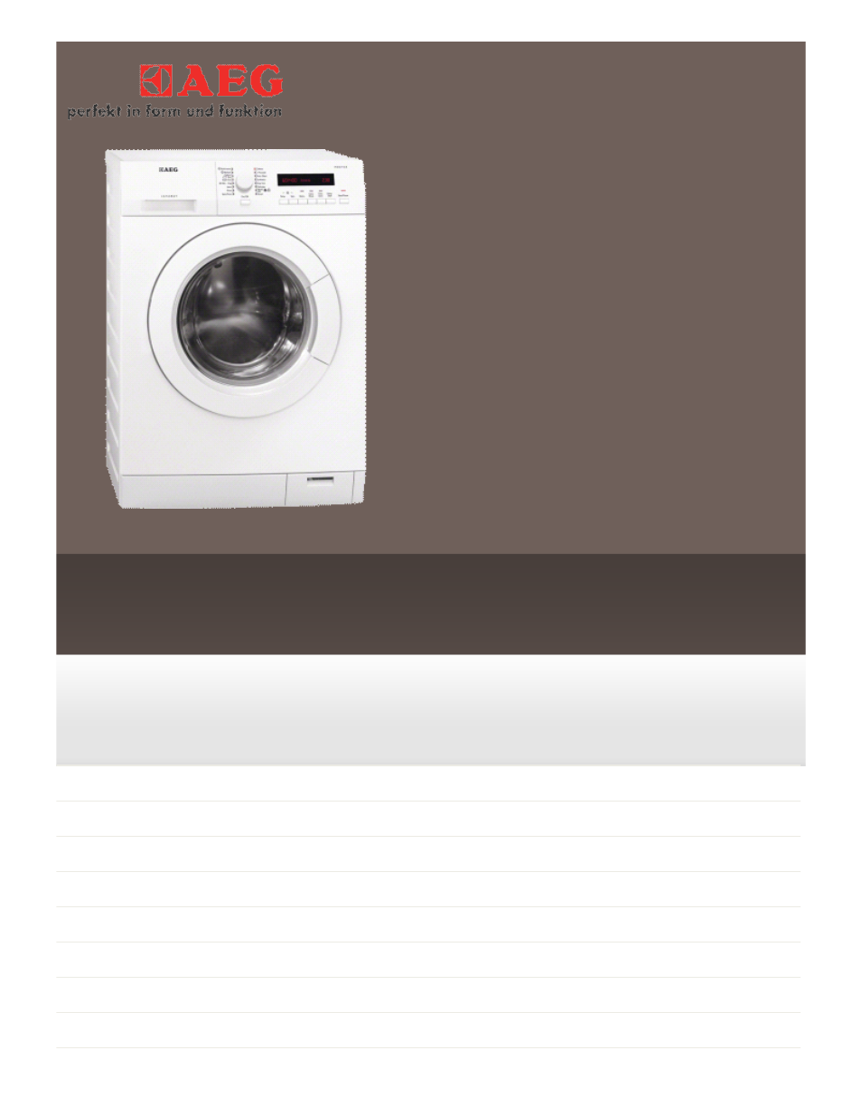 AEG L75670FL User Manual | 2 pages
