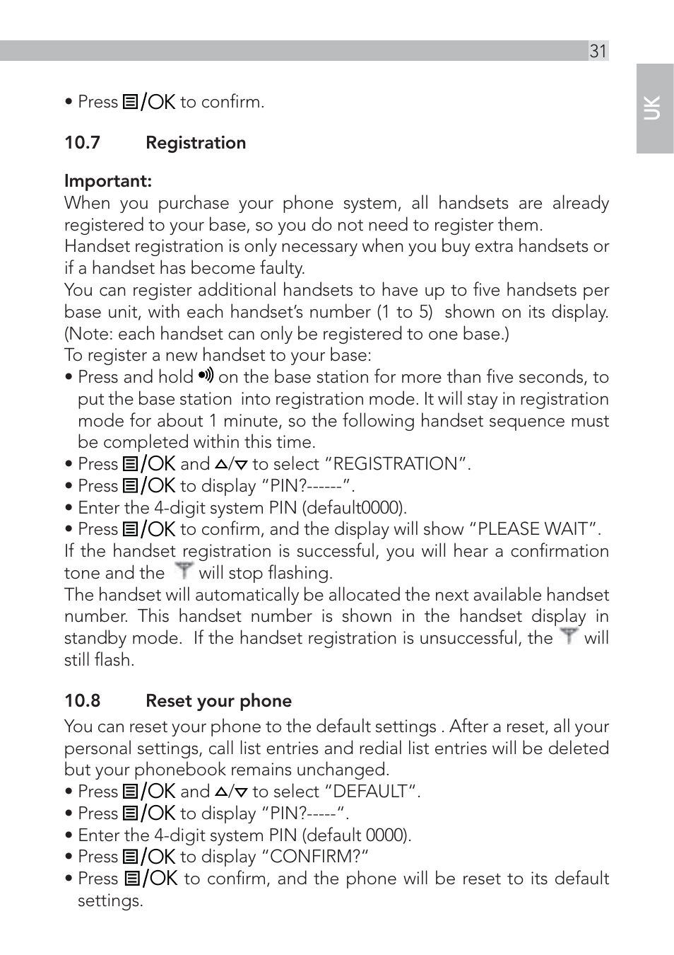 AEG Voxtel D220bt User Manual | Page 31 / 36