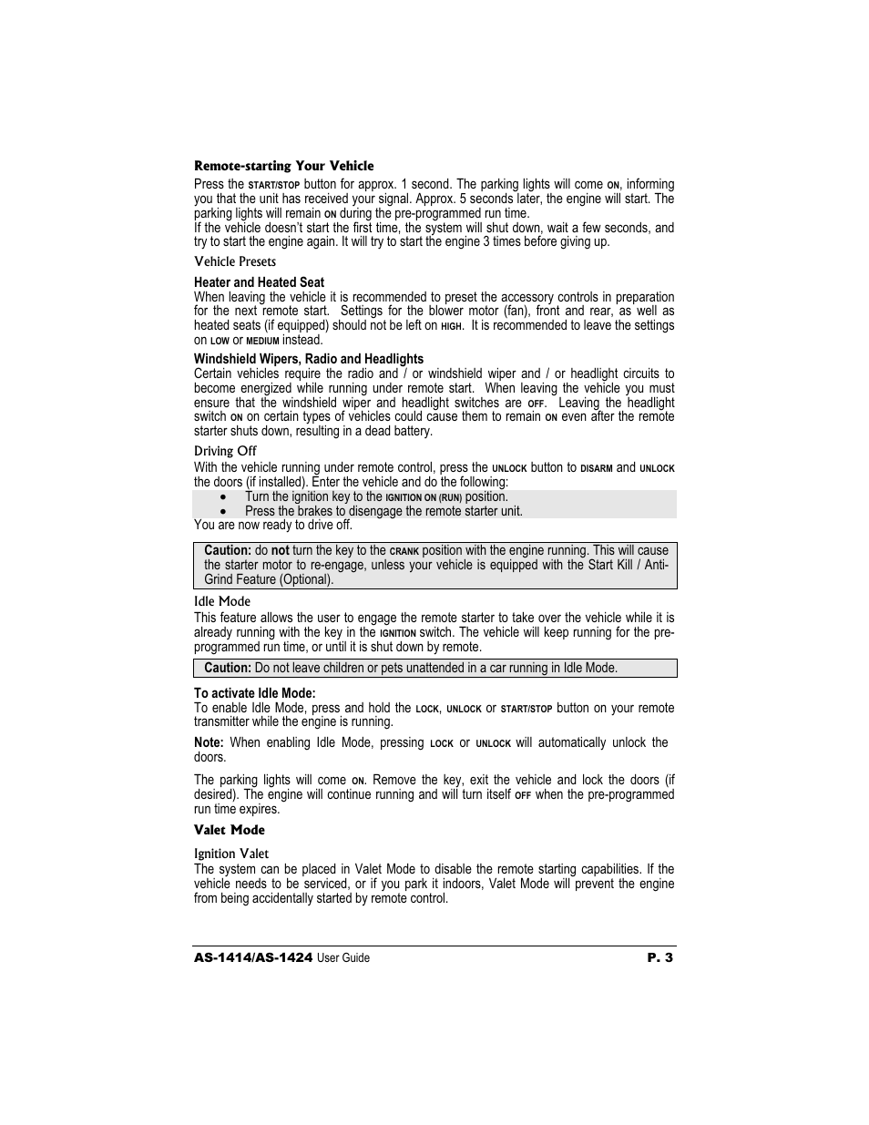 Autostart AS-1424 User Manual | Page 3 / 6