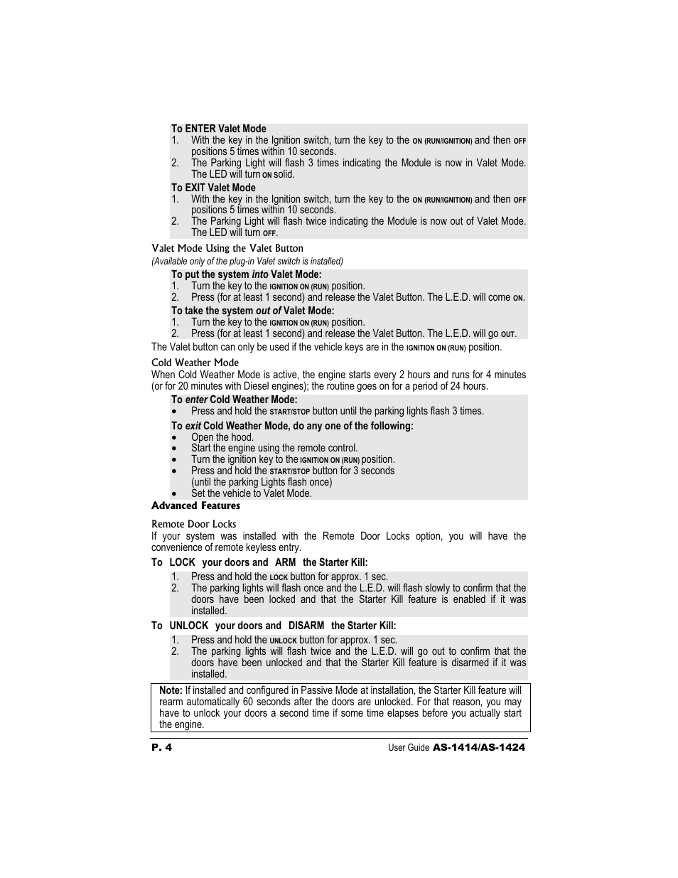 Autostart AS-1424 User Manual | Page 4 / 6