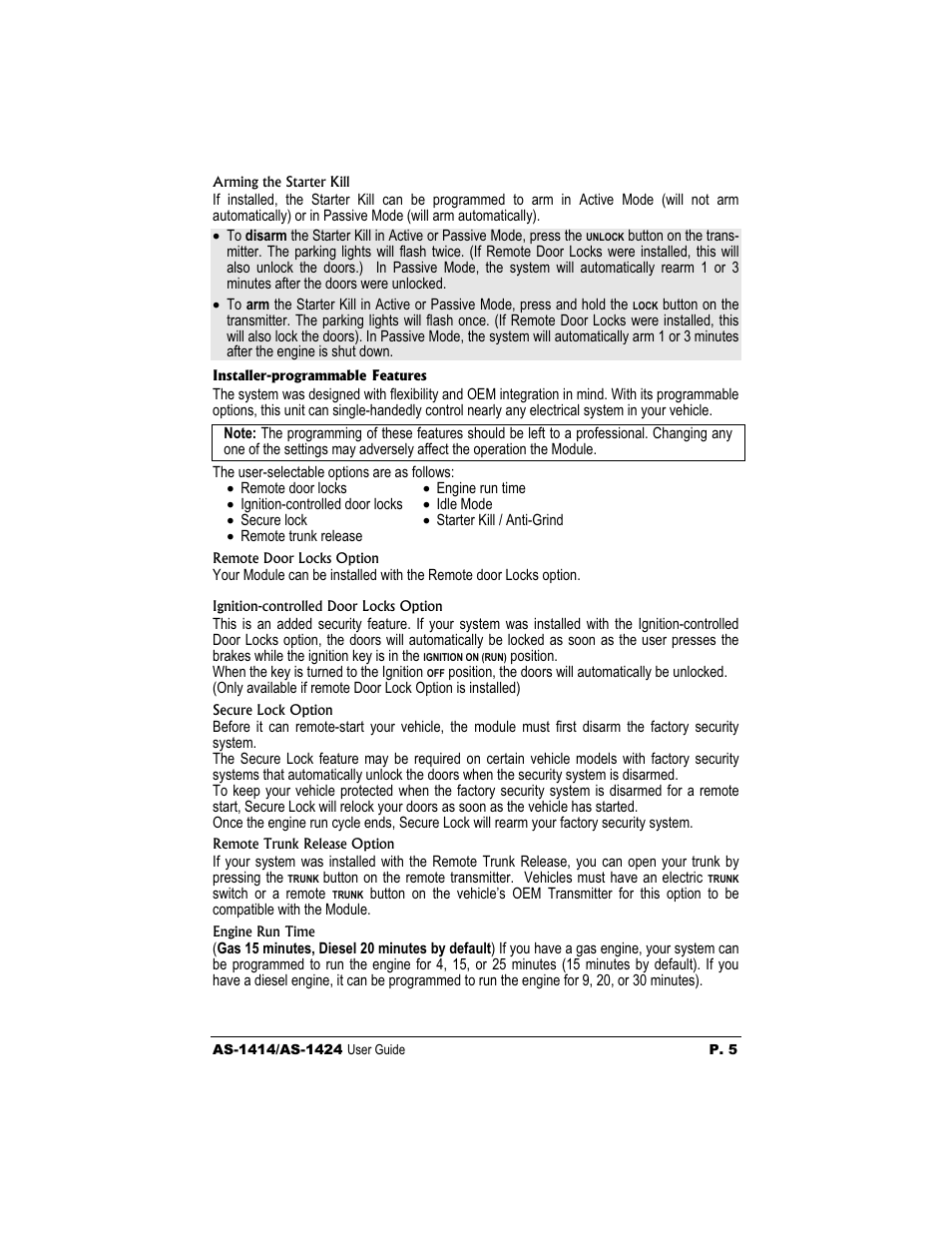 Autostart AS-1424 User Manual | Page 5 / 6
