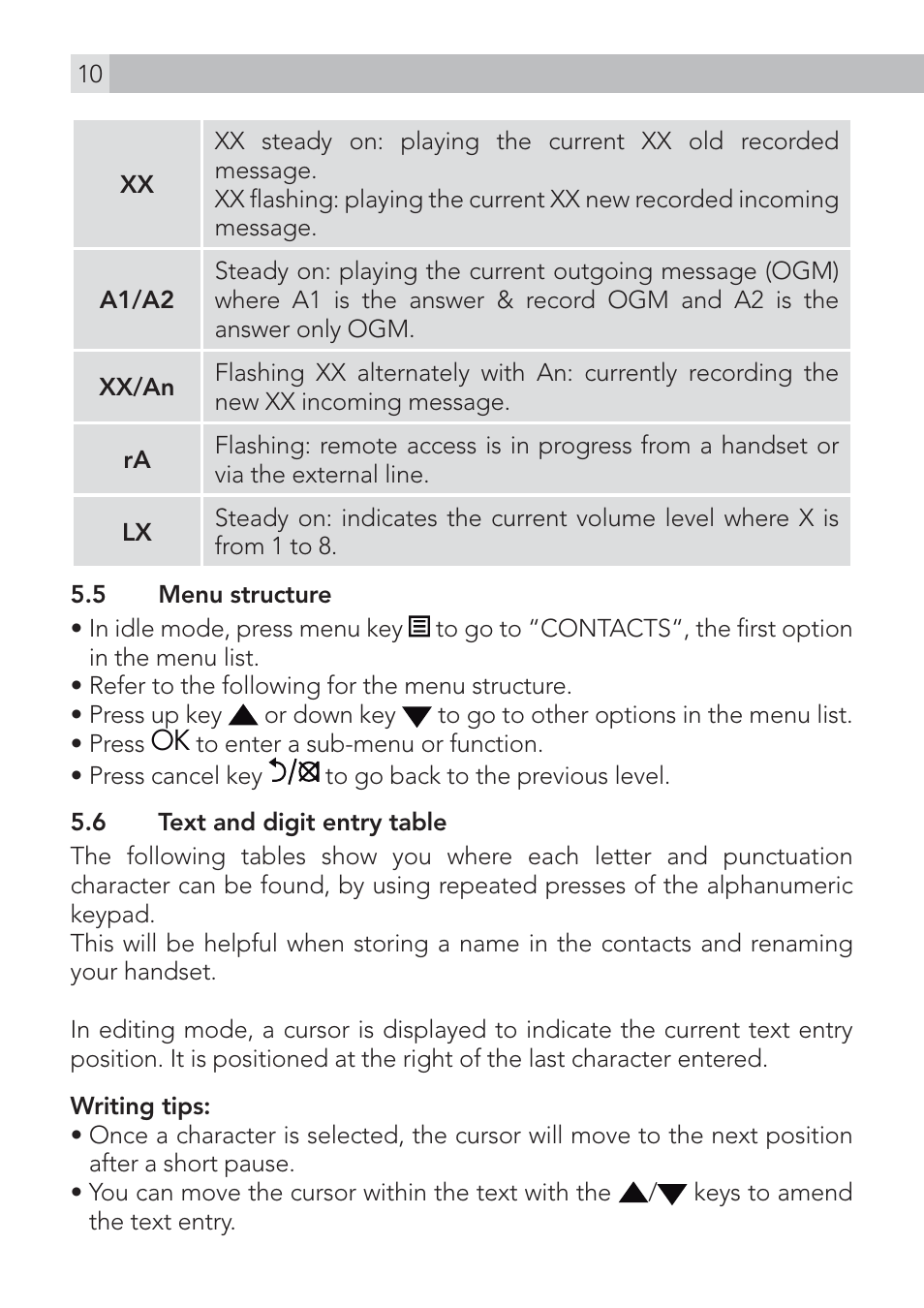 AEG Voxtel S100 User Manual | Page 10 / 46