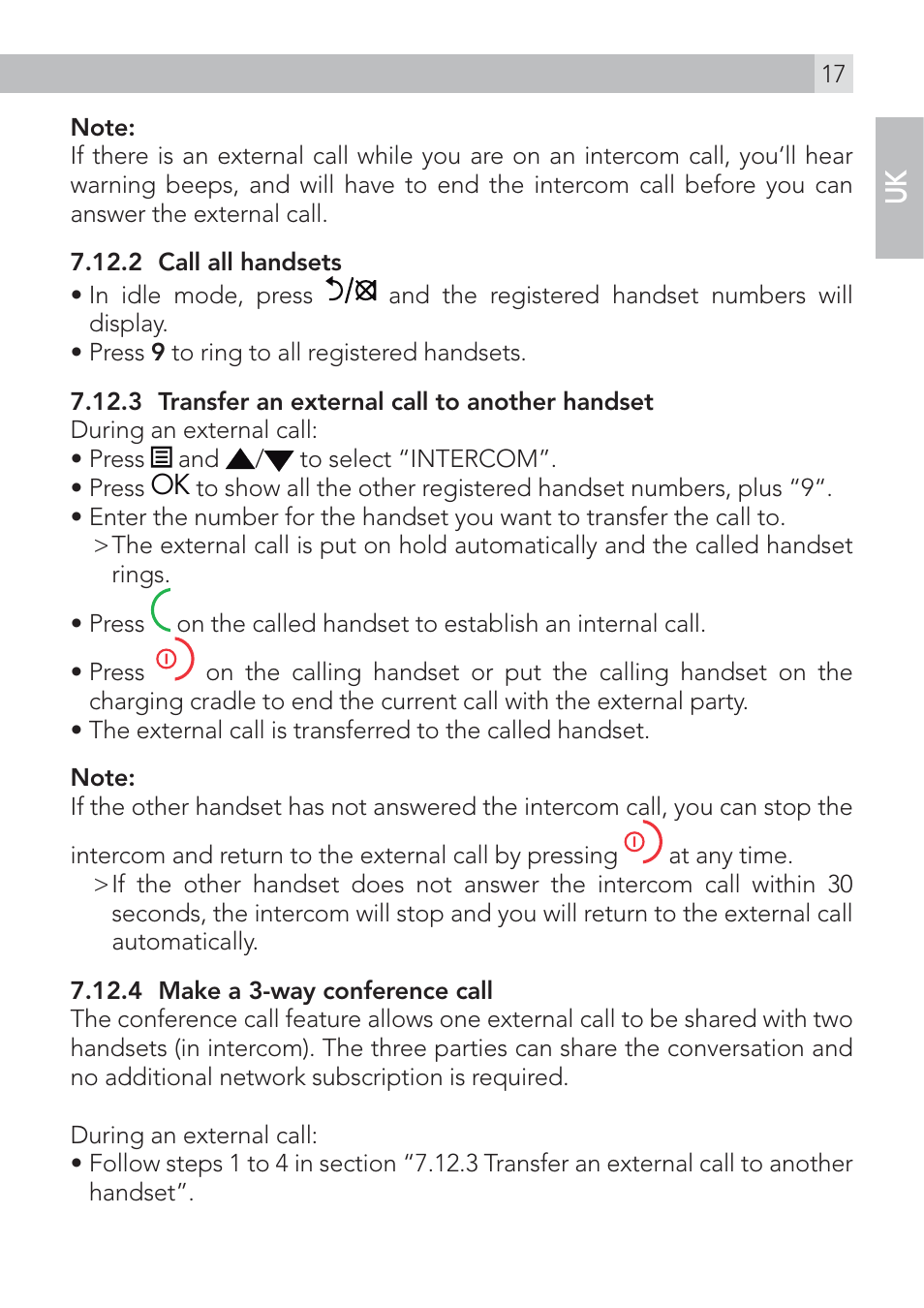 AEG Voxtel S100 User Manual | Page 17 / 46