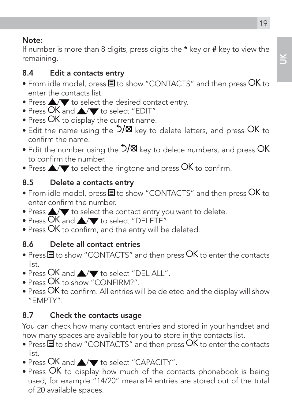 AEG Voxtel S100 User Manual | Page 19 / 46