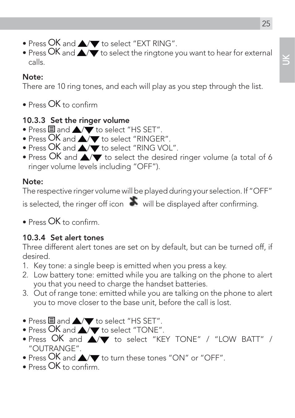 AEG Voxtel S100 User Manual | Page 25 / 46