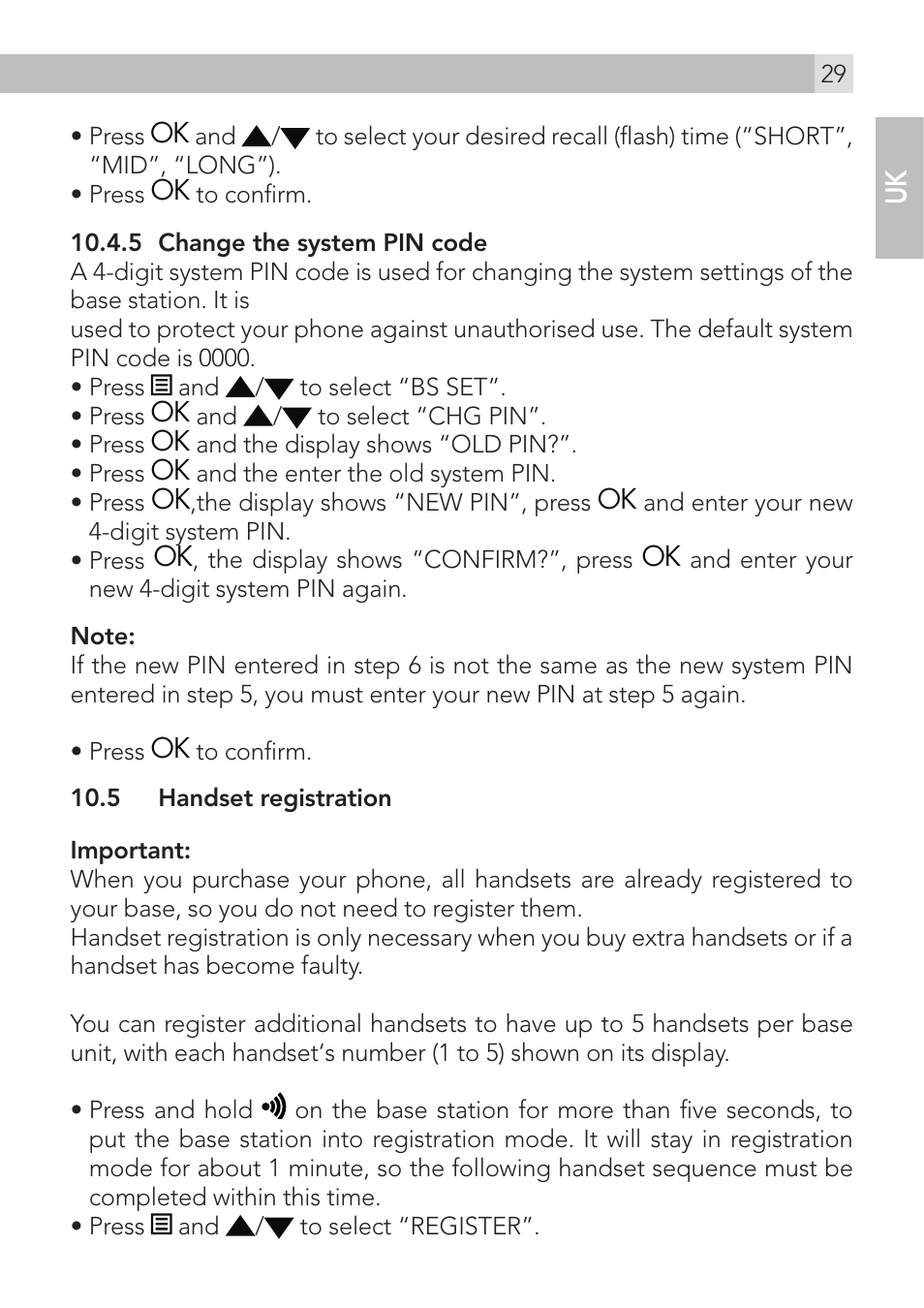 AEG Voxtel S100 User Manual | Page 29 / 46