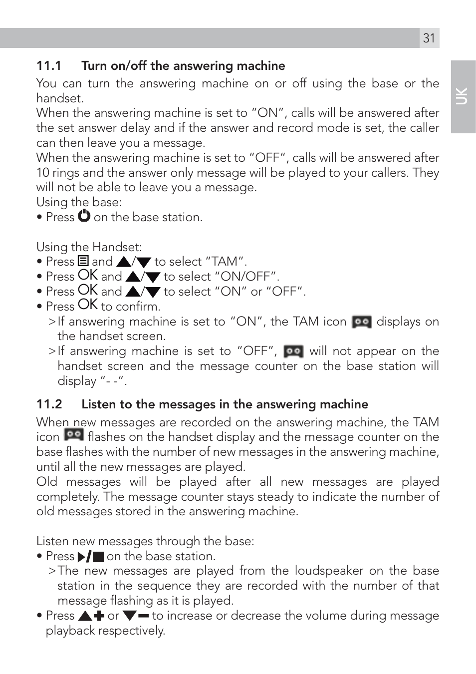 AEG Voxtel S100 User Manual | Page 31 / 46