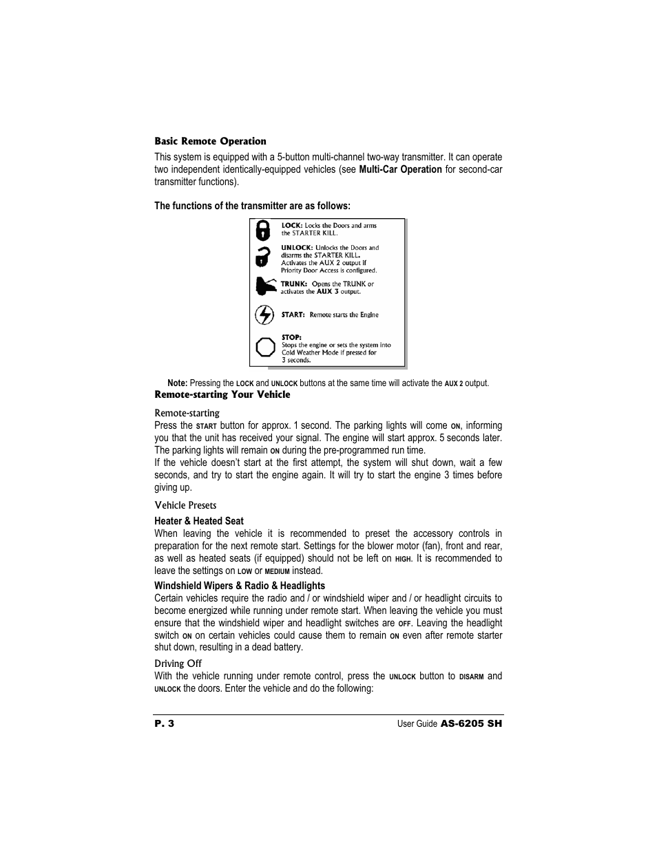 Autostart AS-6205 User Manual | Page 3 / 11