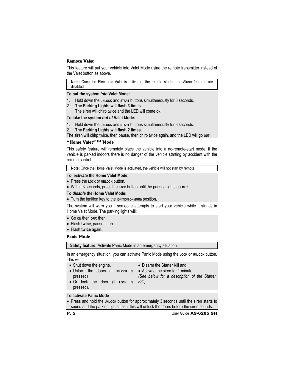 Autostart AS-6205 User Manual | Page 5 / 11