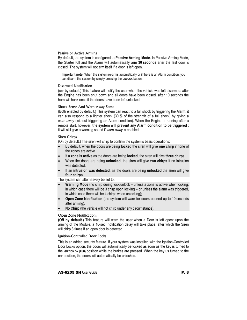 Autostart AS-6205 User Manual | Page 8 / 11