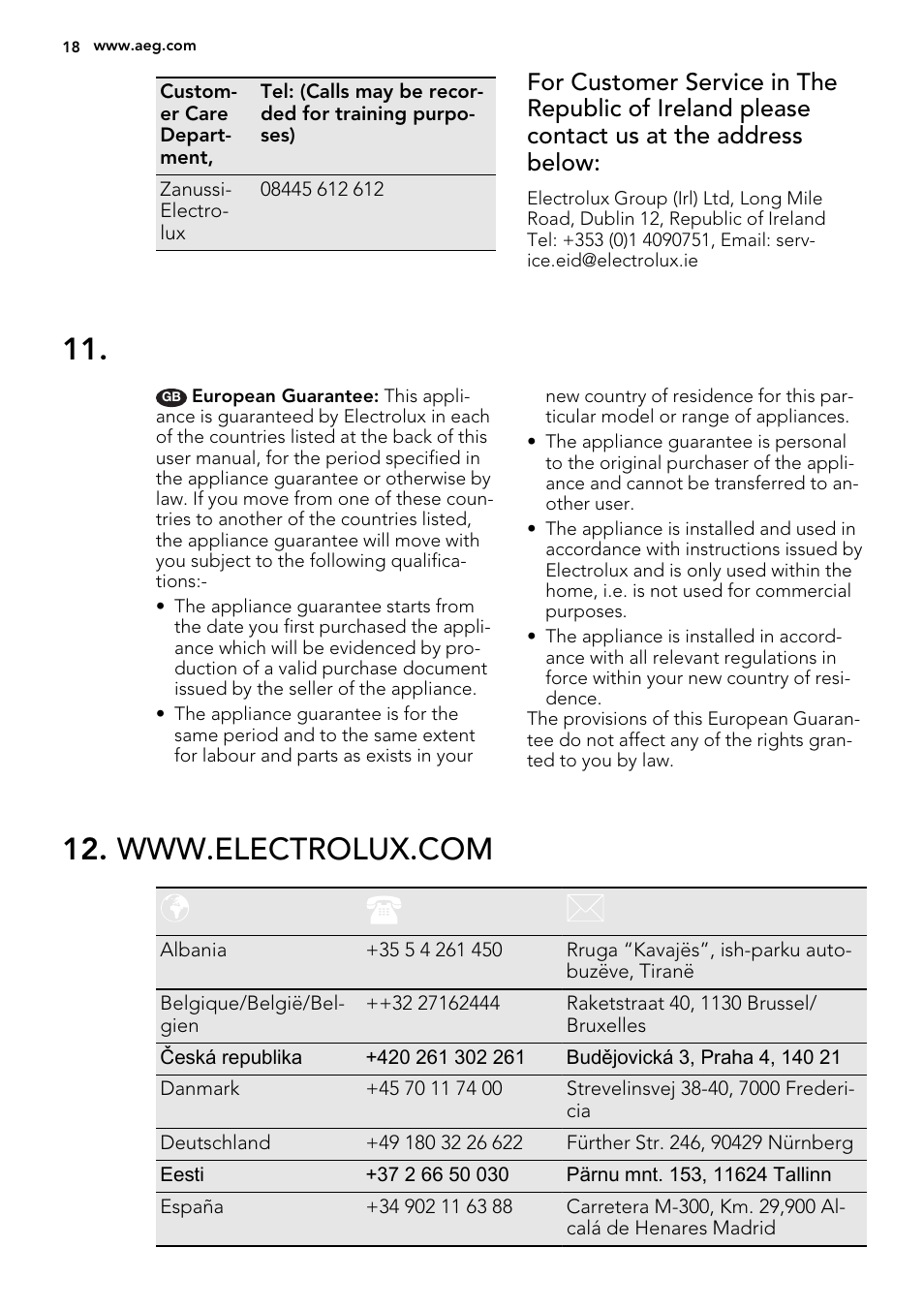 AEG HK634060XB User Manual | Page 18 / 24