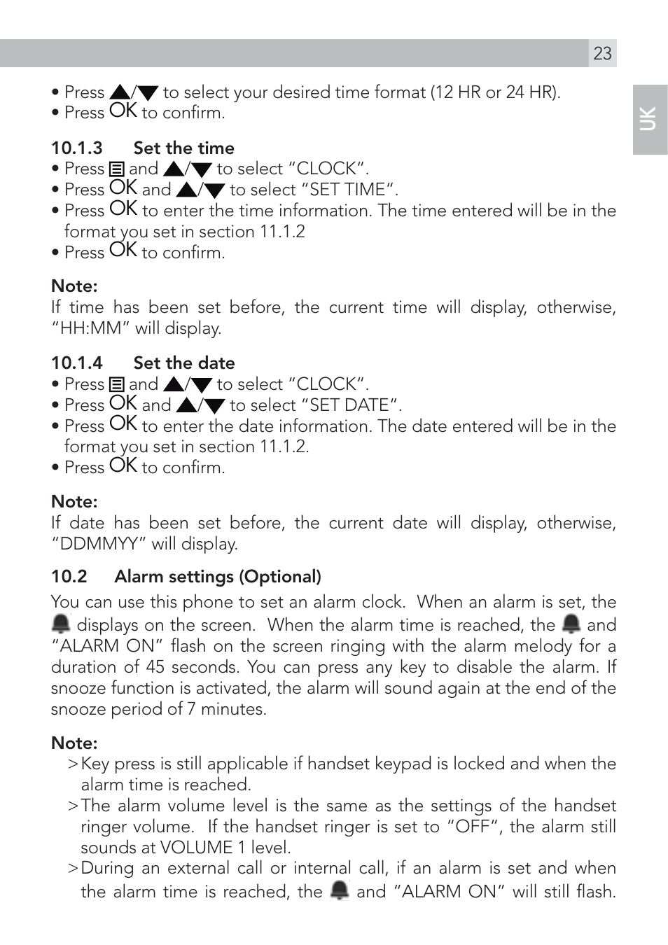 AEG Voxtel S120 User Manual | Page 23 / 42