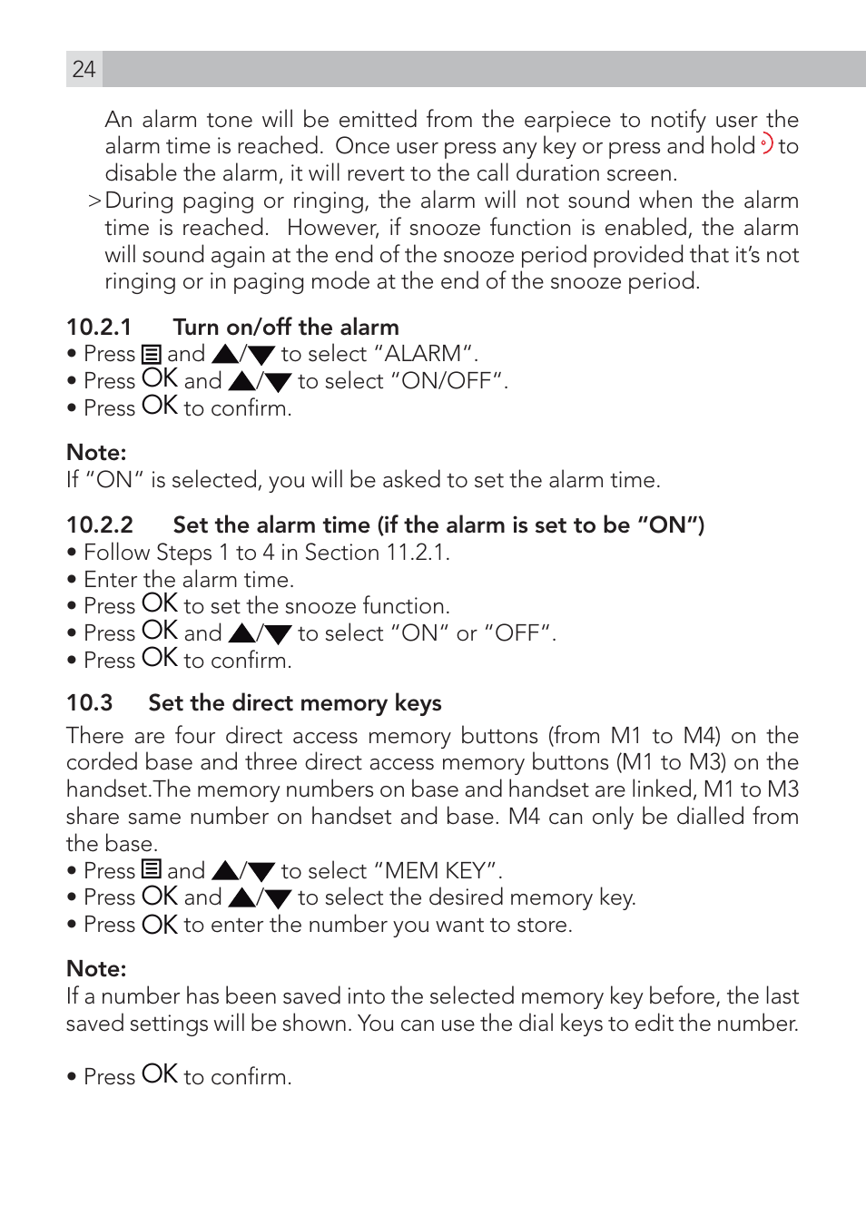 AEG Voxtel S120 User Manual | Page 24 / 42