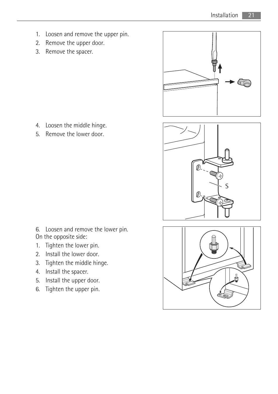 AEG SCS51800F0 User Manual | Page 21 / 28