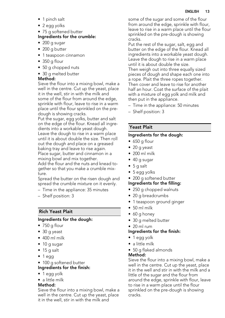 AEG BS7304021M User Manual | Page 13 / 32