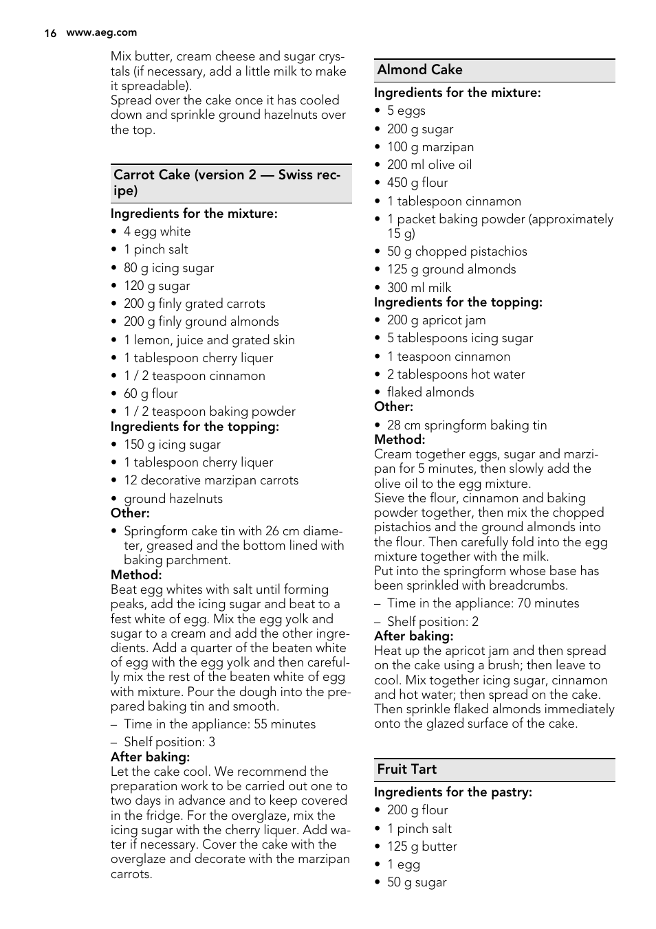 AEG BS7304021M User Manual | Page 16 / 32