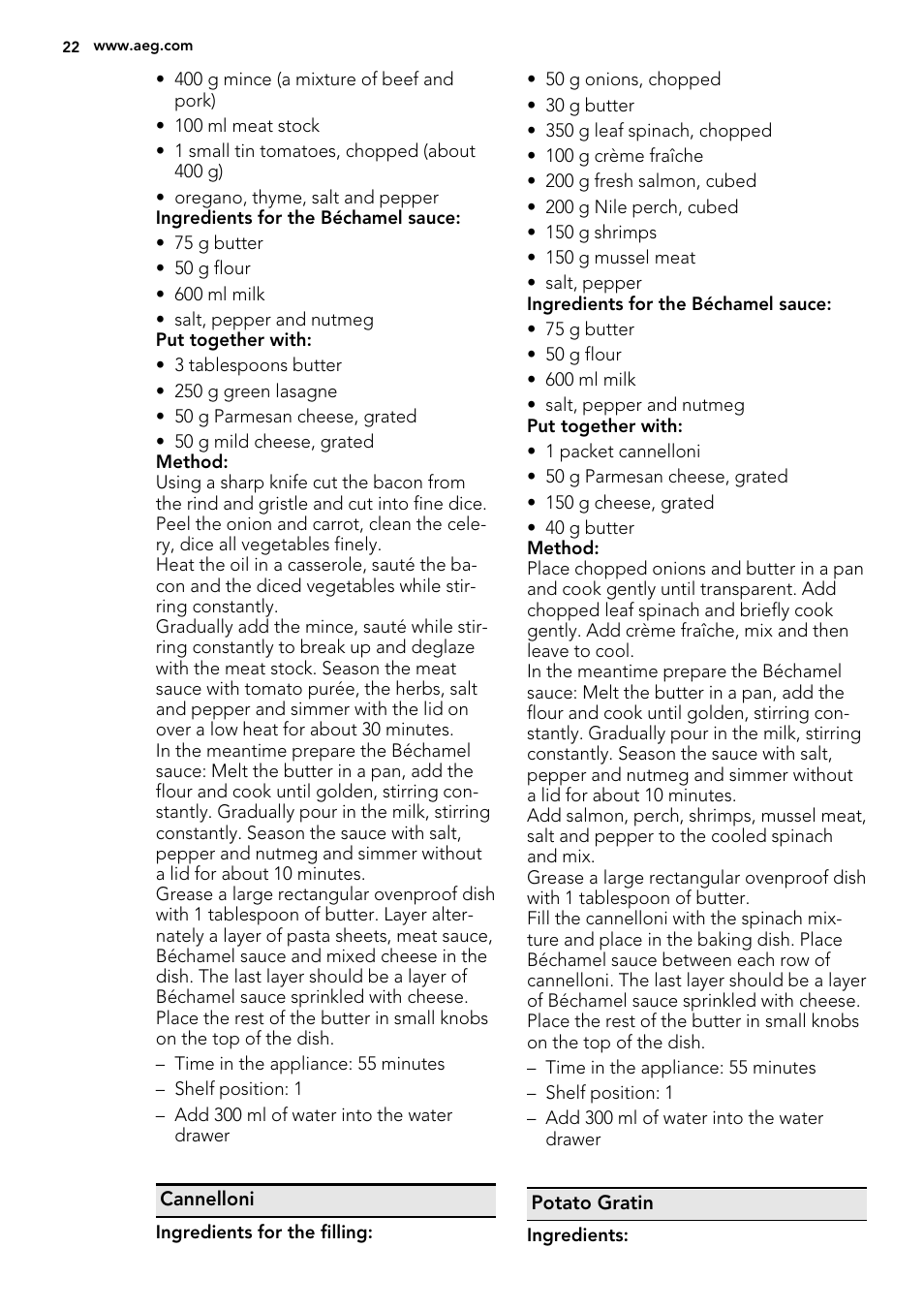 AEG BS7304021M User Manual | Page 22 / 32