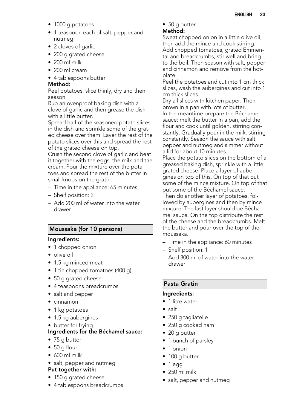 AEG BS7304021M User Manual | Page 23 / 32