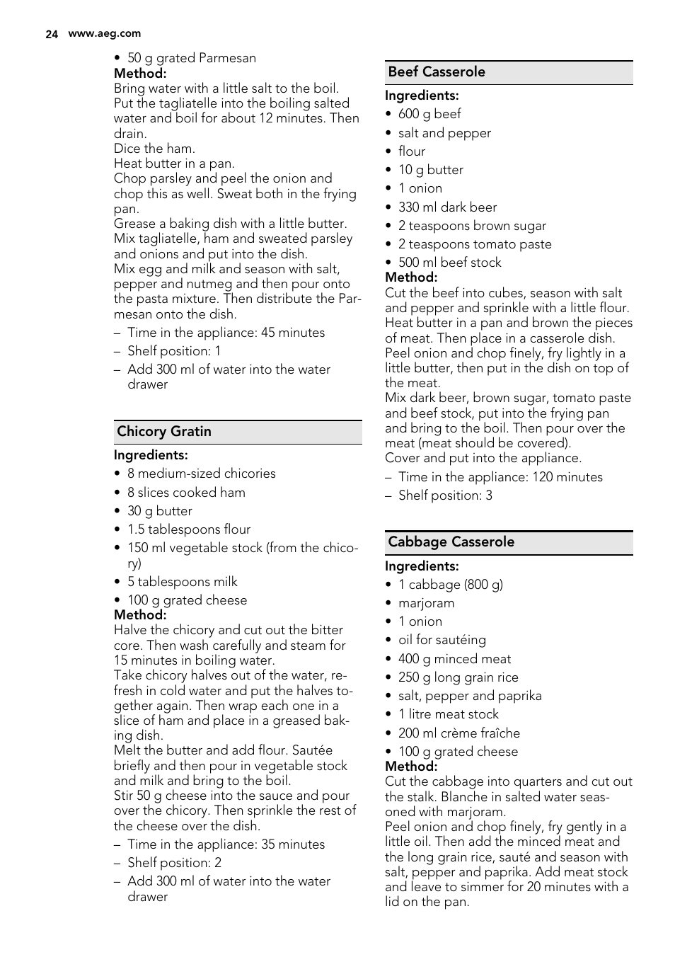 AEG BS7304021M User Manual | Page 24 / 32