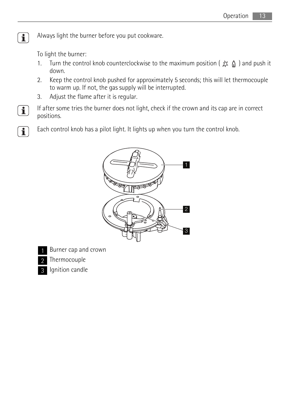 AEG HG654320NM User Manual | Page 13 / 24