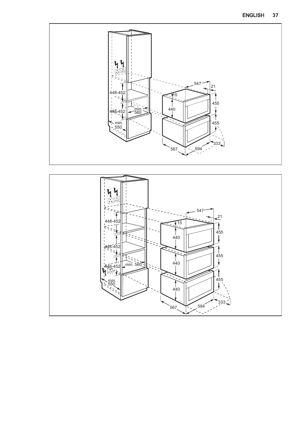 AEG KE8404021M User Manual | Page 37 / 44