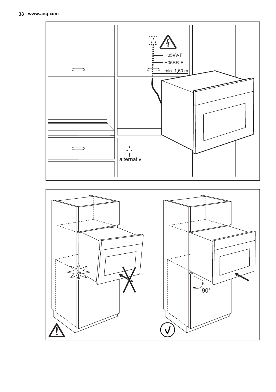 AEG KE8404021M User Manual | Page 38 / 44