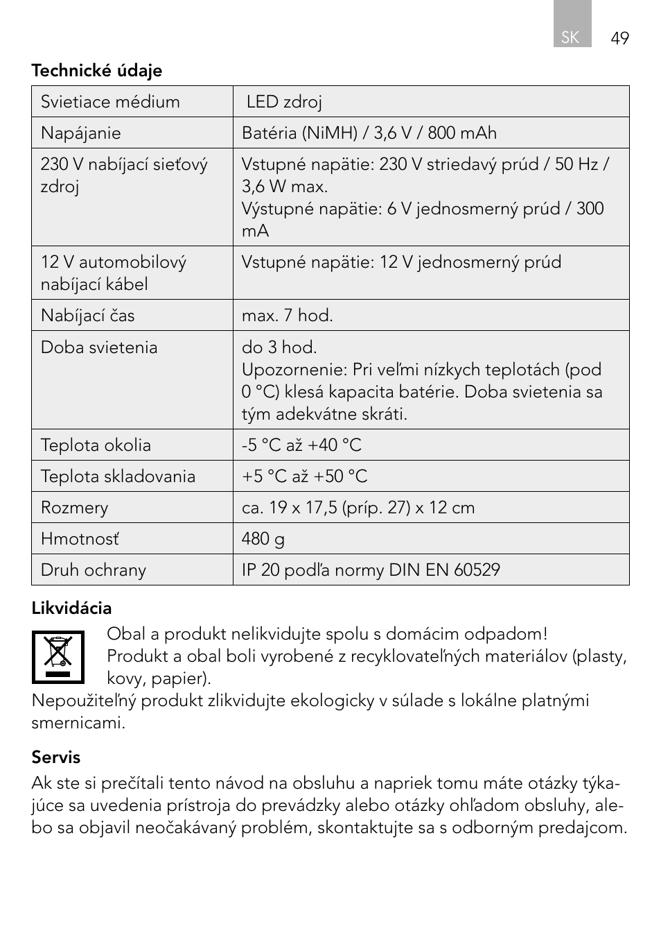 AEG Vehicle Multilight KL3 User Manual | Page 49 / 50