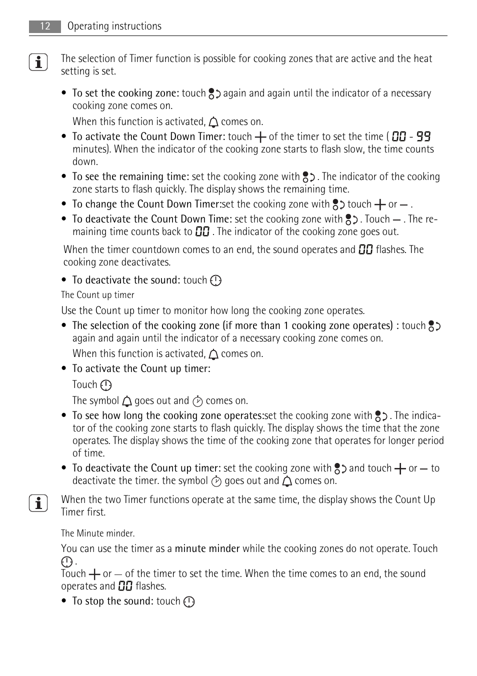 AEG HK634060XB User Manual | Page 12 / 20