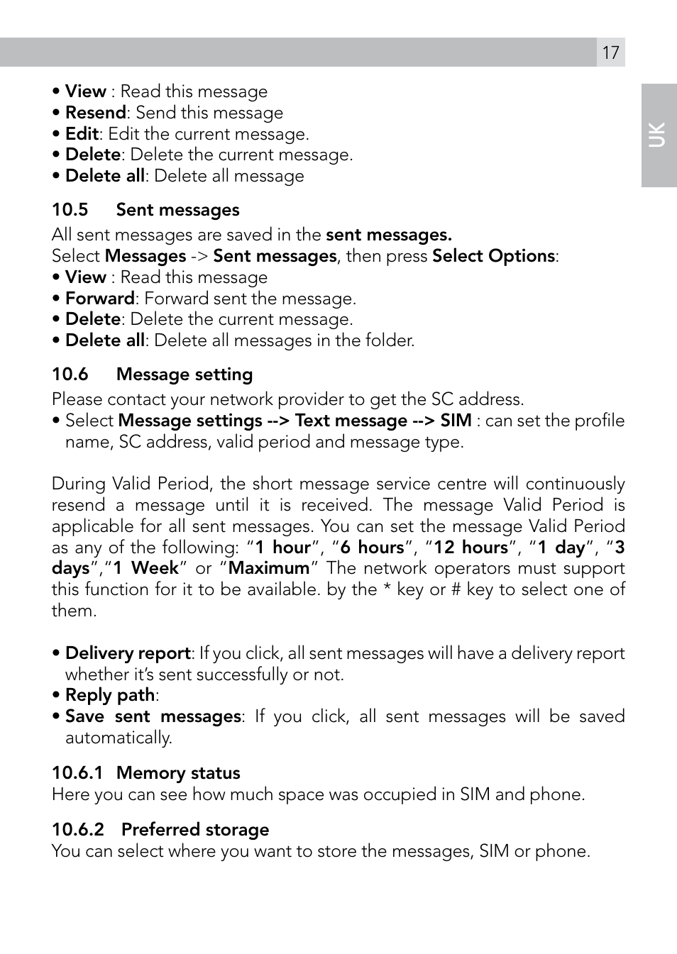 AEG Voxtel M410 User Manual | Page 17 / 32