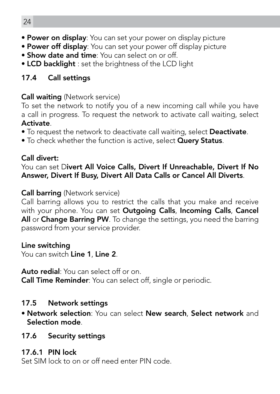 AEG Voxtel M410 User Manual | Page 24 / 32