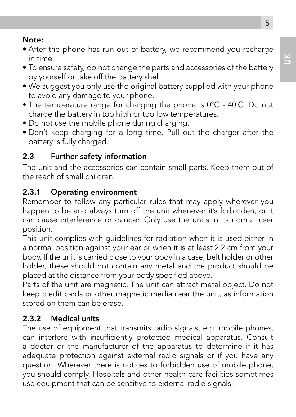 AEG Voxtel M410 User Manual | Page 5 / 32
