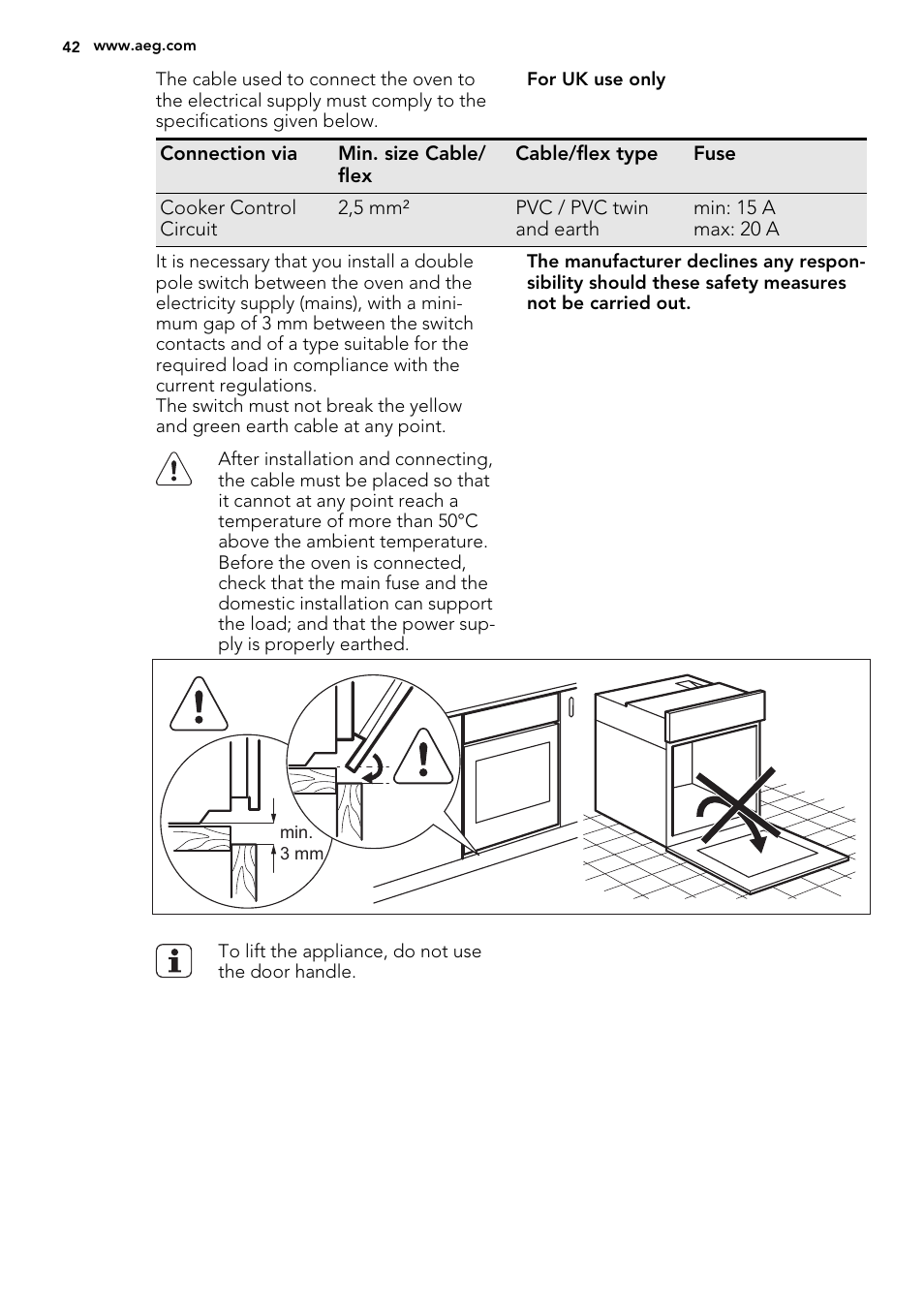 AEG KS8100001M User Manual | Page 42 / 52