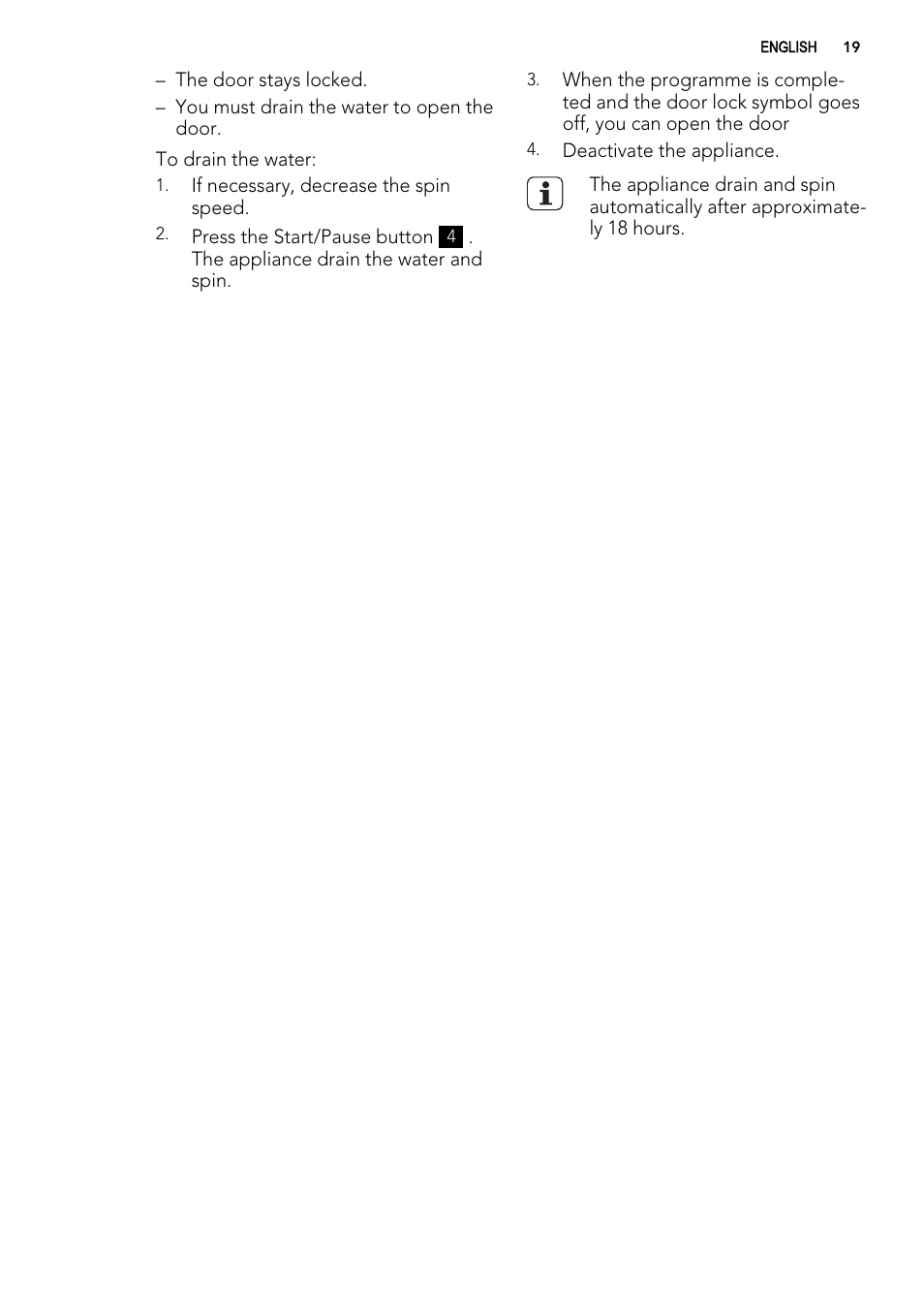 AEG L60460FL User Manual | Page 19 / 40