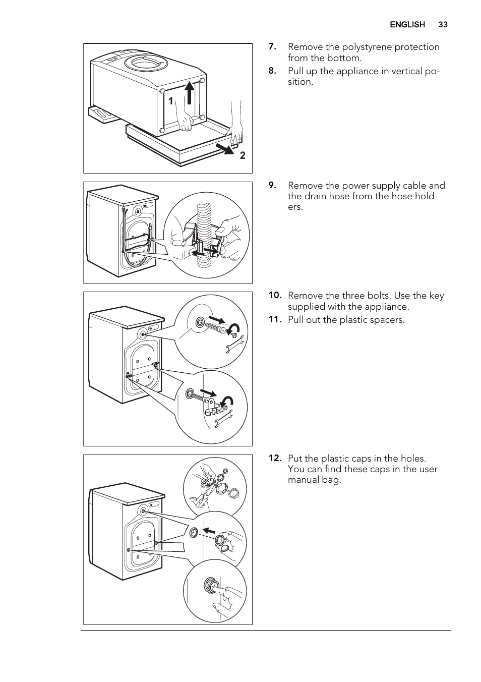 AEG L87695WD User Manual | Page 33 / 40