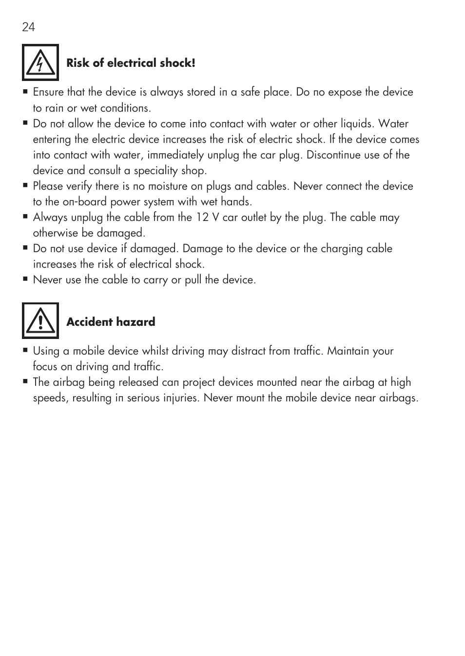 AEG GPS Cockpit-Camera GF 30 User Manual | Page 24 / 100