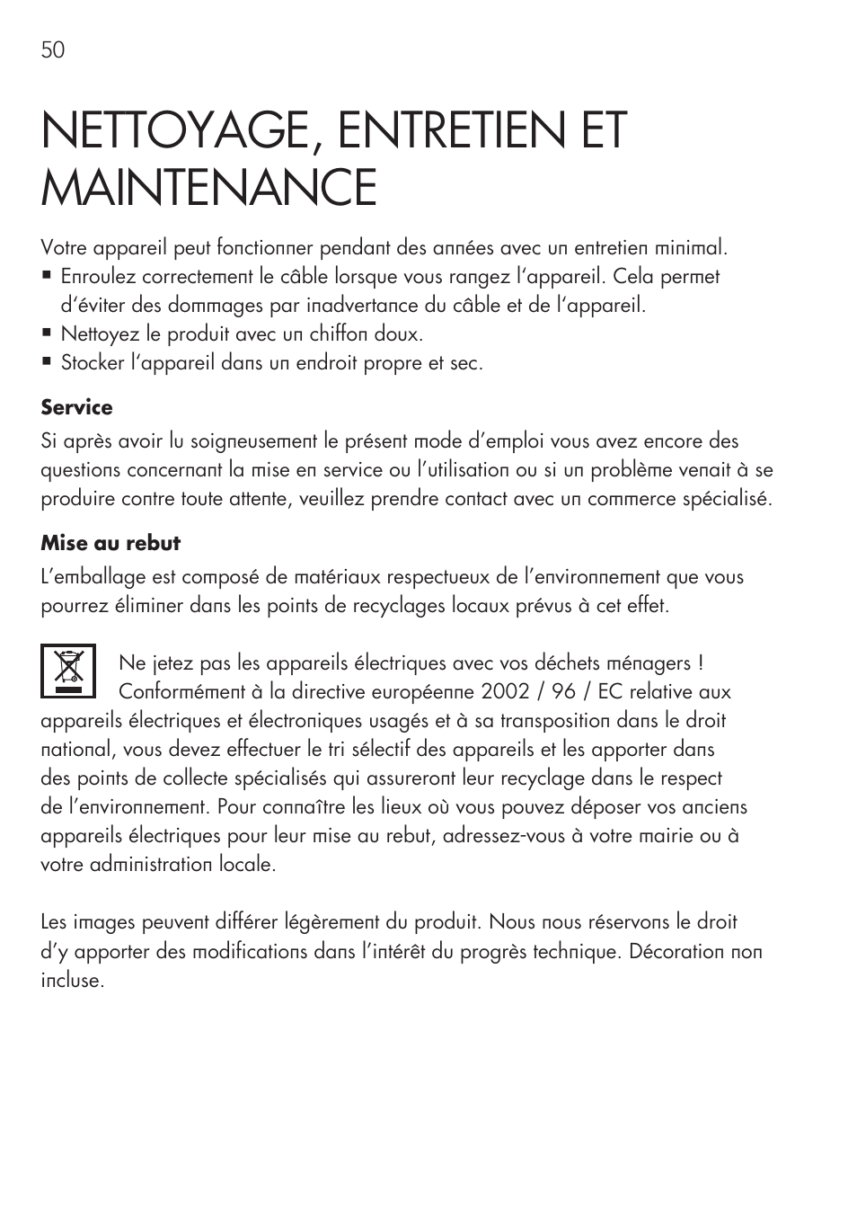 Nettoyage, entretien et maintenance | AEG GPS Cockpit-Camera GF 30 User Manual | Page 50 / 100