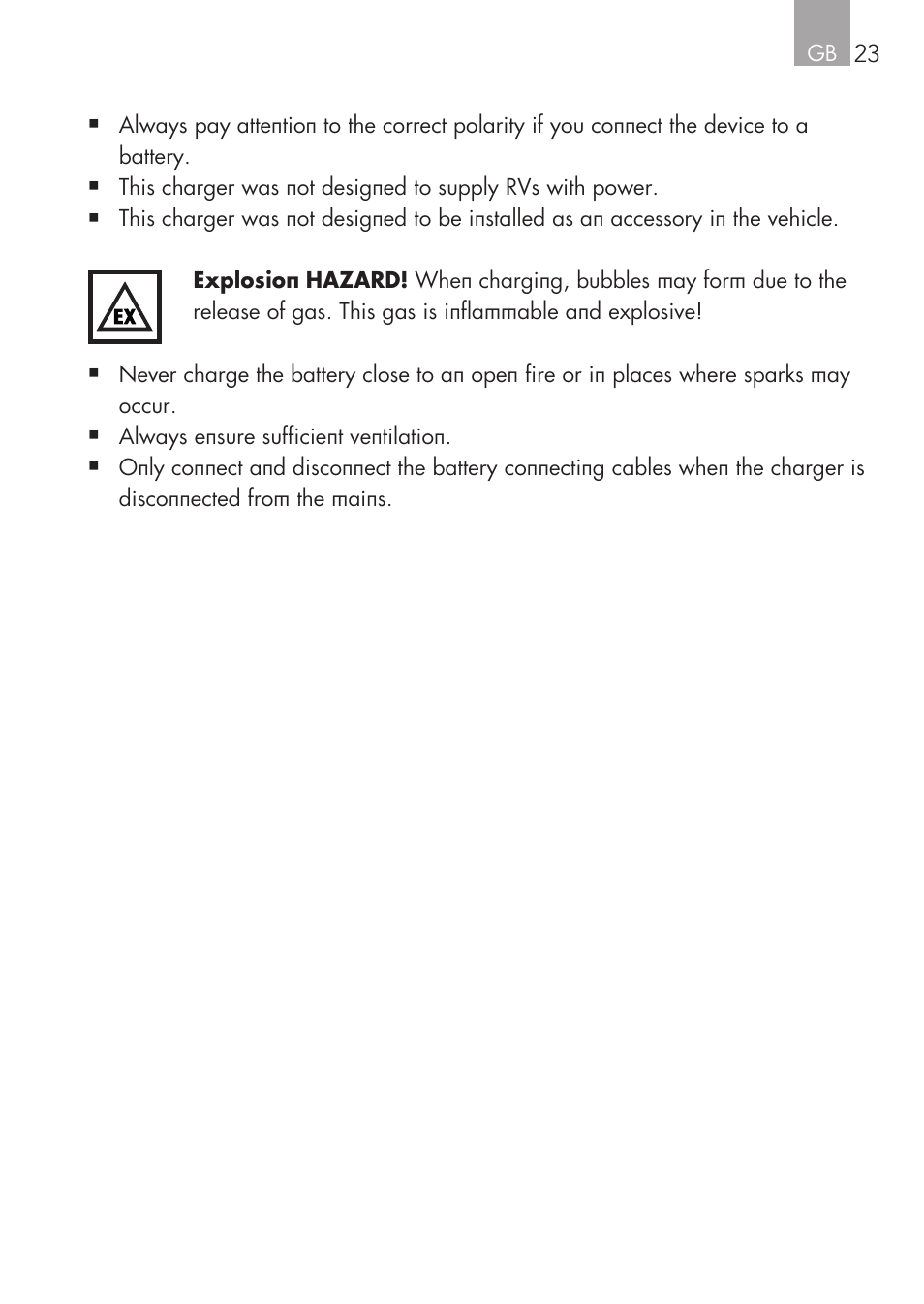 AEG Workshop charger WM 18 User Manual | Page 23 / 86